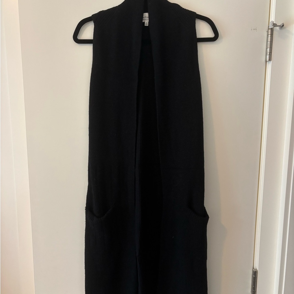 Wilfred Black Knit Cardigan